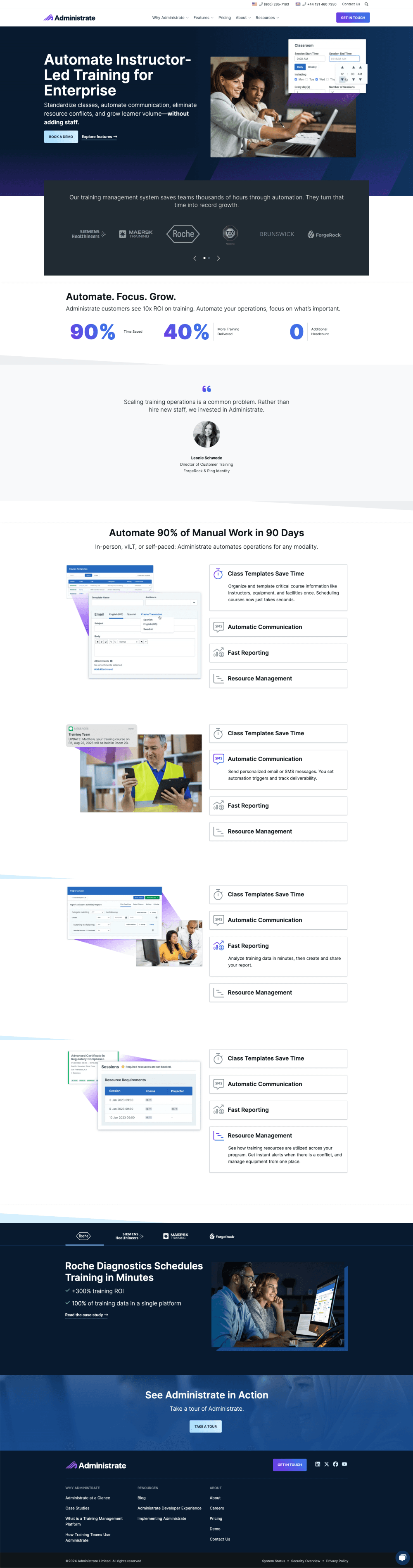 Administrate before
